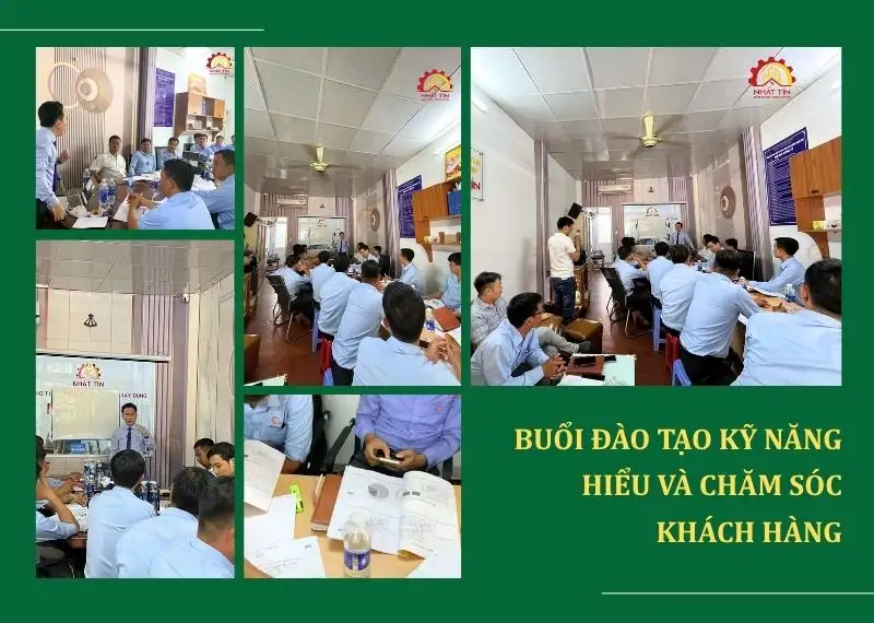 Xây dựng Nhất Tín tổ chức buổi đào tạo nâng cao kỹ năng phục vụ khách hàng