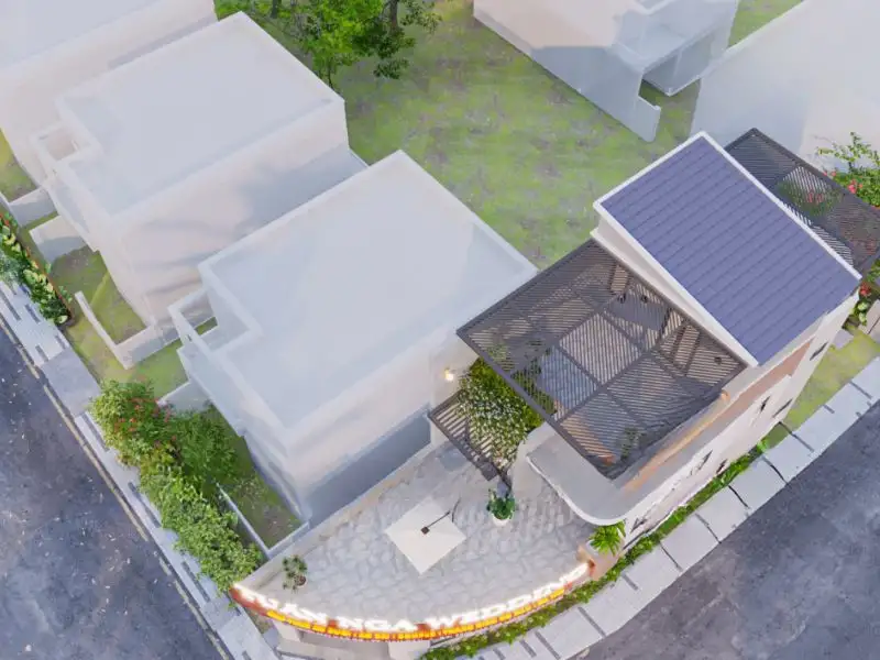 Xây nhà 72m2 2.5 tầng kết hợp showroom cho thuê kinh doanh tối ưu không gian Xây dựng Nhất Tín 1
