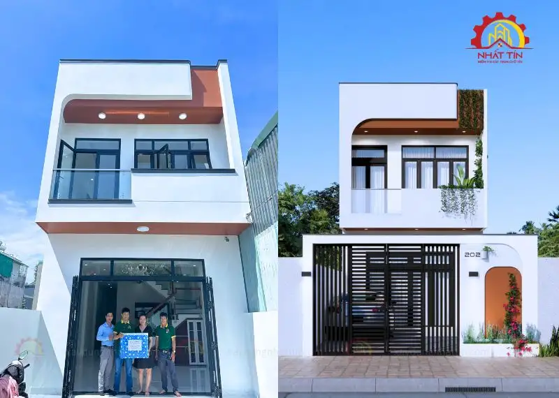 Ý tưởng thiết kế xây nhà chị Huyền ở Thuận An Xây dựng Nhất Tín