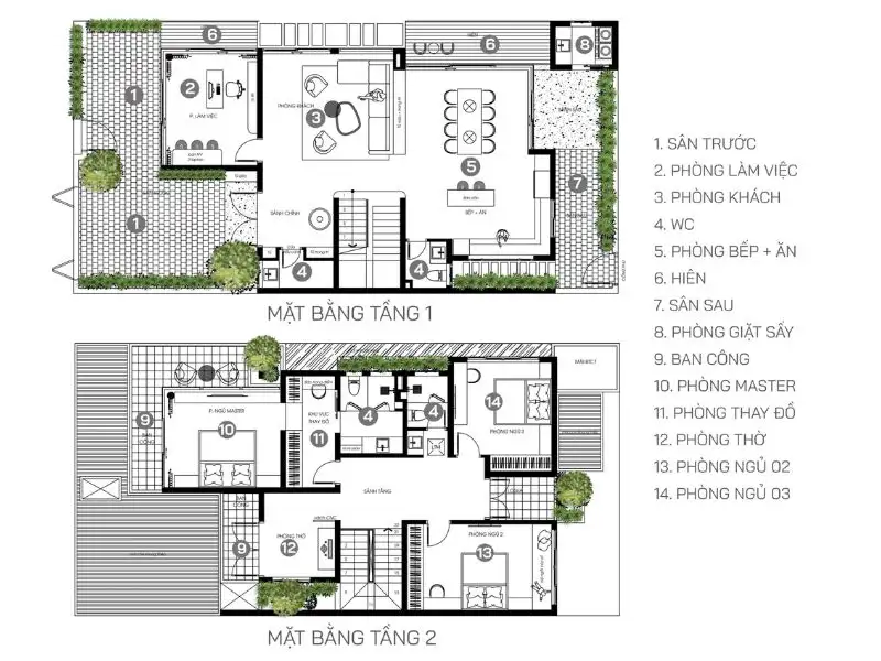 Bản vẽ 2D mặt bằng nhà 200m2 bố trí tiện ích thông minh Xây dựng Nhất Tín 1