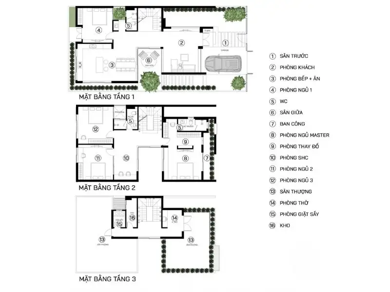 Bản vẽ 2D mặt bằng nhà 200m2 bố trí tiện ích thông minh Xây dựng Nhất Tín 1