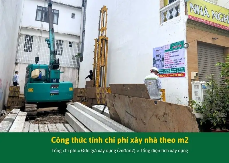 Công thức tính chi phí xây nhà theo m2 Xây dựng Nhất Tín