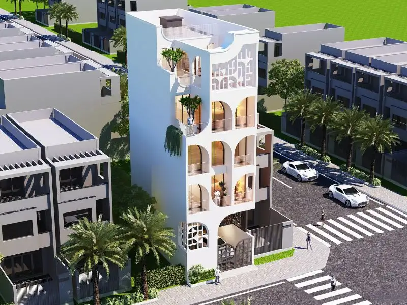 Mặt tiền nhà 140m2 (10x14m) kết hợp kinh doanh văn phòng Xây dựng Nhất Tín 1