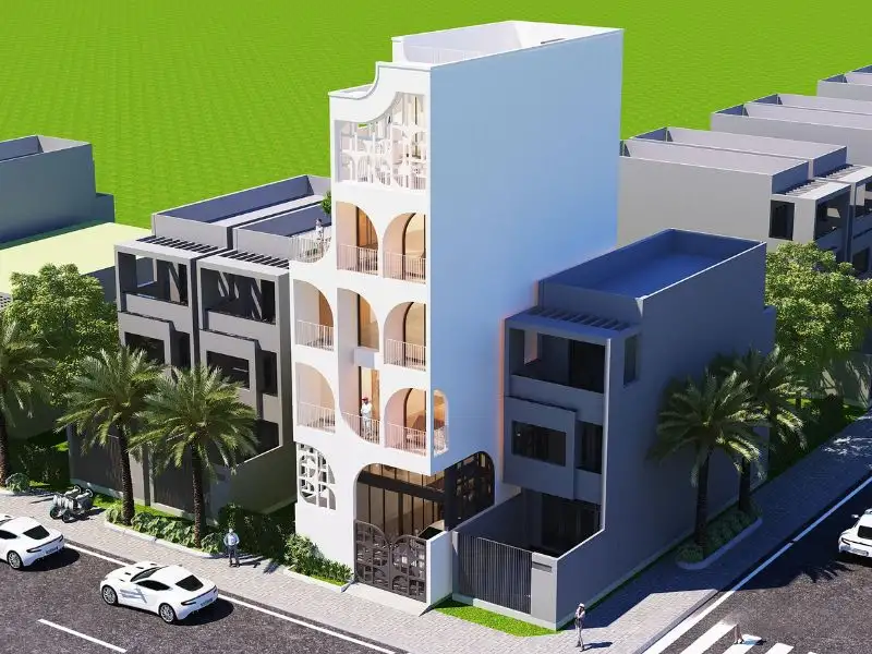 Mặt tiền nhà 140m2 (10x14m) kết hợp kinh doanh văn phòng Xây dựng Nhất Tín 1