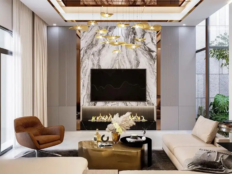 Mẫu nhà 2 tầng 90m2 đẹp có tum kết hợp kinh doanh shop quần áo giúp gia chủ tiết kiệm chi phí Xây dựng Nhất Tín 1