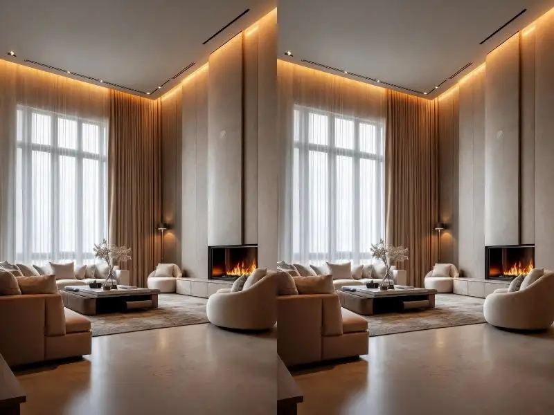 Mẫu nhà chữ L đơn giản thiết kế với màu công nghiệp tôn lên vẻ đẹp mạnh mẽ và thanh lịch Xây dựng Nhất Tín 1