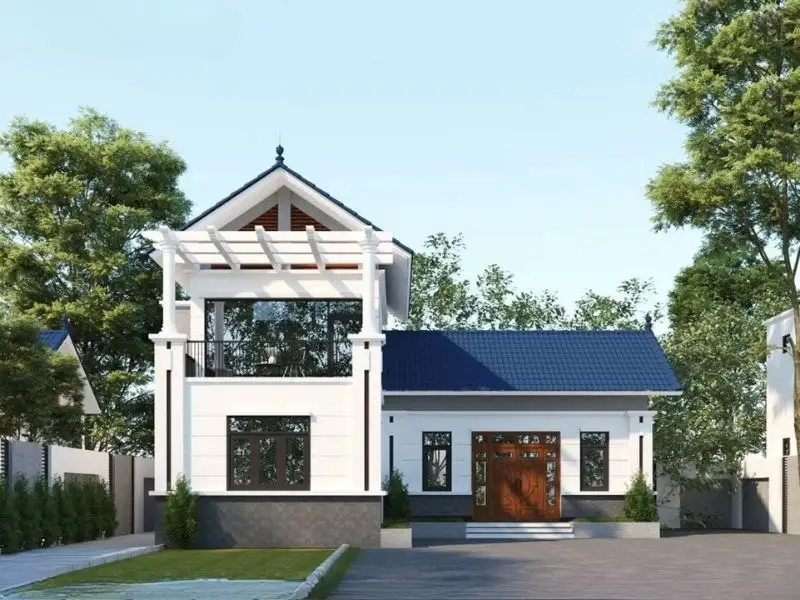 Mẫu nhà đẹp mái Thái 1 tầng tiện nghi Xây dựng Nhất Tín 1