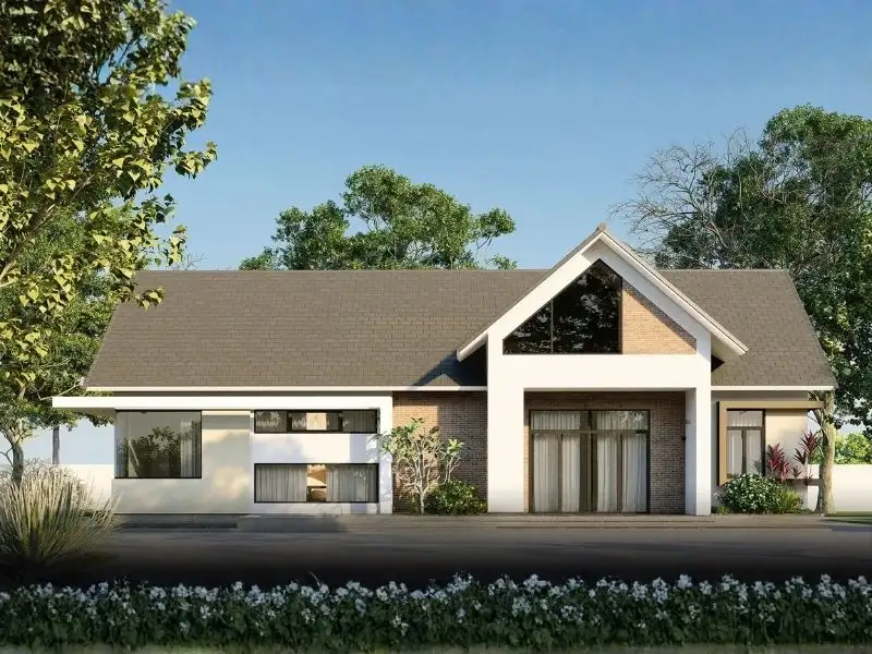 Mẫu nhà đẹp mái Thái 1 tầng tiện nghi Xây dựng Nhất Tín 1