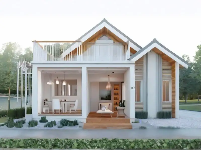 Mẫu nhà gác lửng mái Thái đầy sức hút Xây dựng Nhất Tín 1