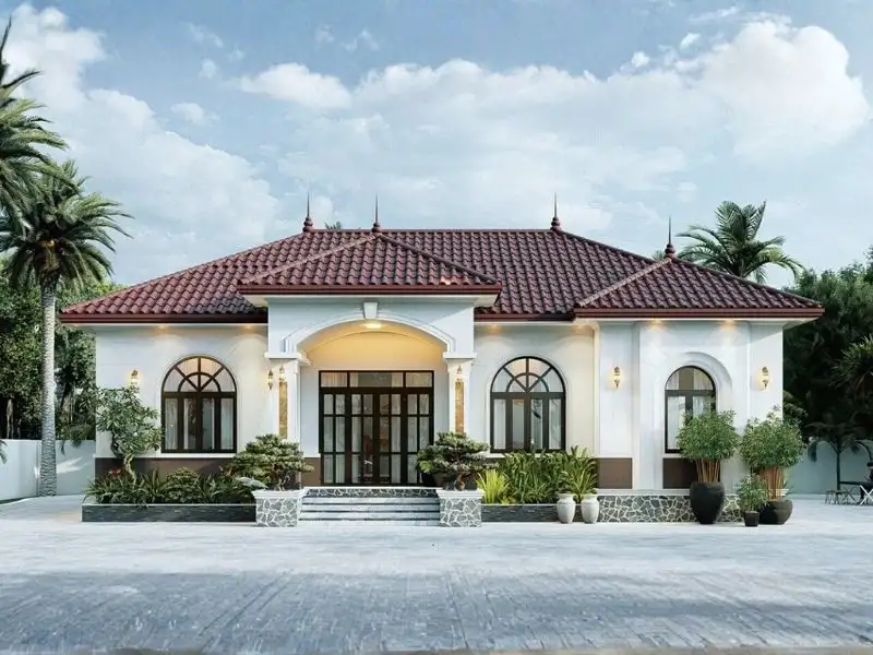 Mẫu nhà mái Nhật 5 phòng ngủ bố trí tối ưu từng mét vuông Xây dựng Nhất Tín 1