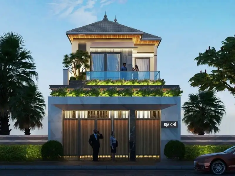 Mẫu nhà mái Nhật Hiện Đại gây thương nhớ bởi vẻ đẹp tinh giản mà sang Xây dựng Nhất Tín 1