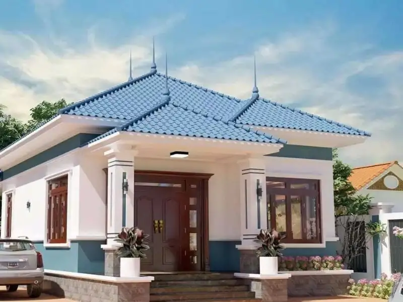 Mẫu nhà mái Nhật ngang 7m khiến vạn người mê Xây dựng Nhất Tín 1