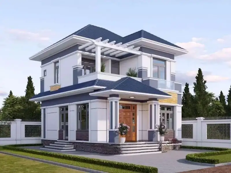 Mẫu nhà mái Nhật ngang 7m khiến vạn người mê Xây dựng Nhất Tín 1