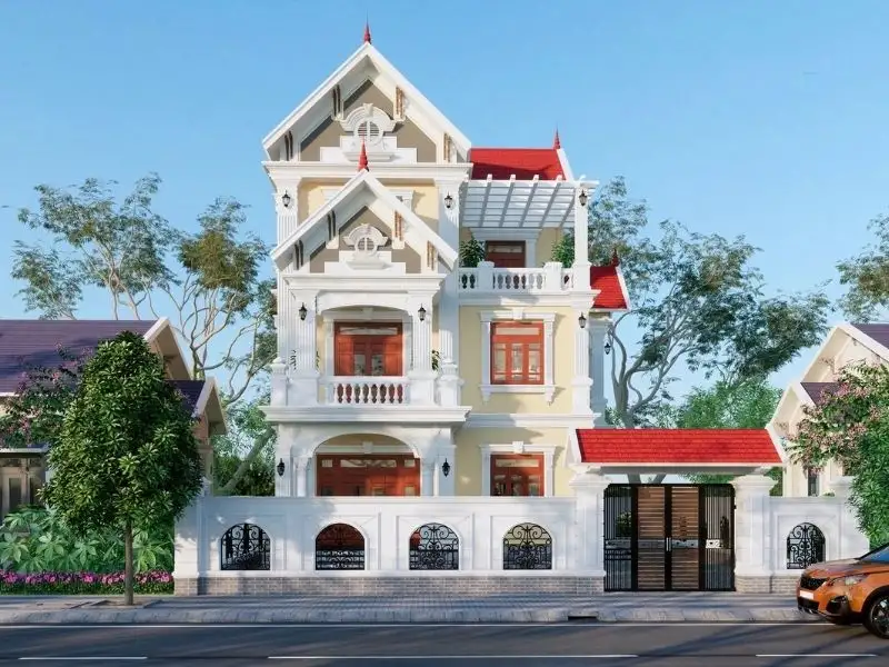 Mẫu nhà mái thái 5 phòng ngủ mang đến không gian sống đáng mơ ước Xây dựng Nhất Tín 1