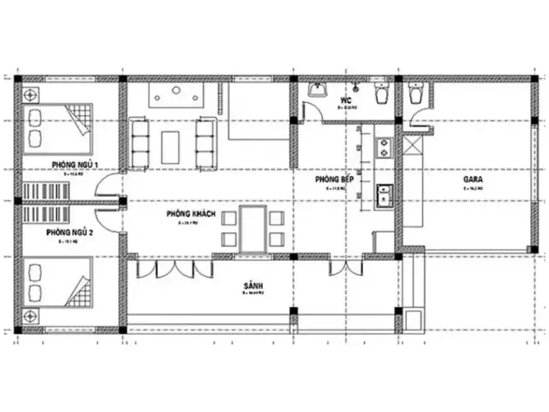 Mẫu nhà mái thái chữ L đẹp mang hơi thở của cuộc sống thanh bình Xây dựng Nhất Tín 1