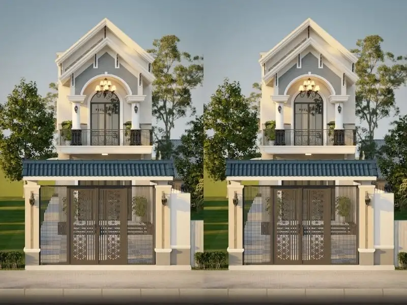 Mẫu nhà mái thái mặt tiền 5m tối ưu không gian Xây dựng Nhất Tín 1