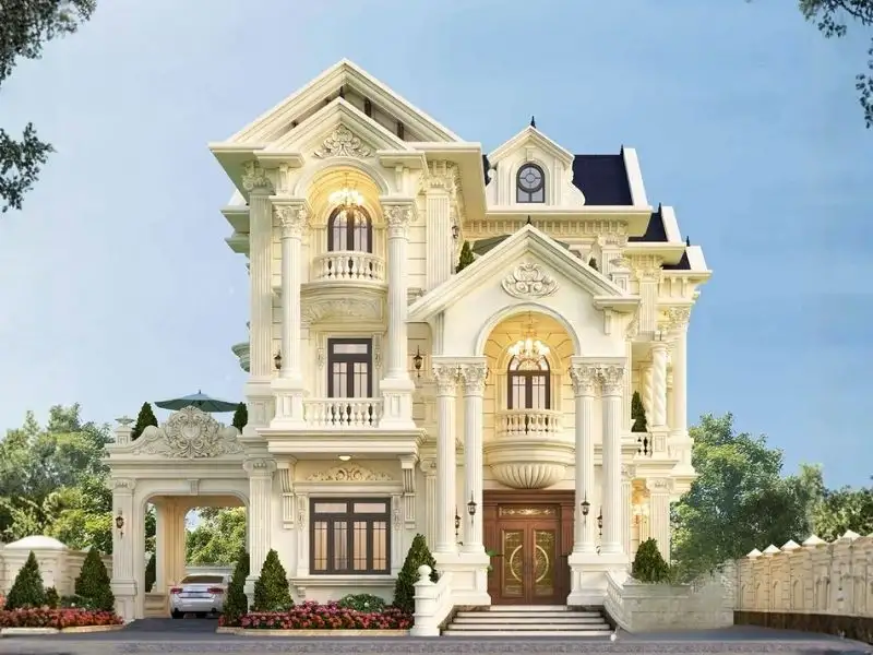 Mẫu nhà vườn mái Thái nông thôn hài hòa phong thủy Xây dựng Nhất Tín 1