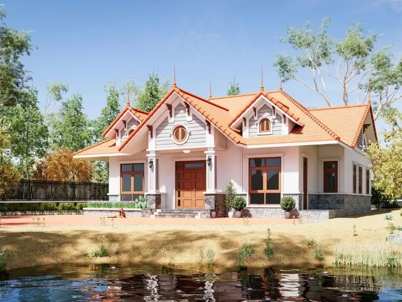 Một số mẫu nhà mái Thái theo các diện tích phổ biến Xây dựng Nhất Tín 1