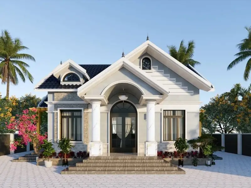 Nhà 120m2 1 tầng có sân vườn lớn hòa mình cùng thiên nhiên Xây dựng Nhất Tín 1