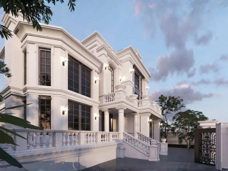 Nhà 140m2 2 tầng bán Cổ Điển (7x20) ấn tượng với vẻ sang trọng quý phái Xây dựng Nhất Tín 1