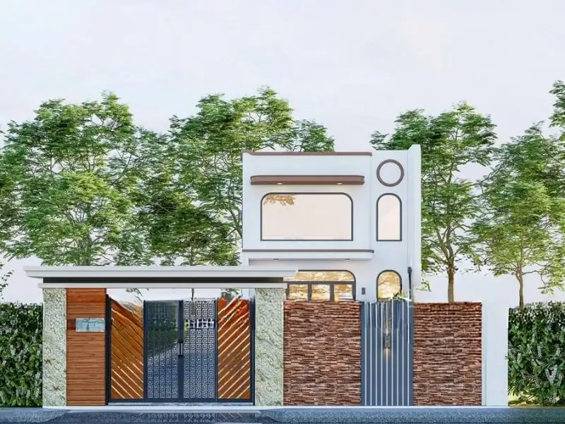 Nhà 90m2 cấp 4 có gác lửng Hiện Đại giải pháp kiến trúc năng động Xây dựng Nhất Tín 1