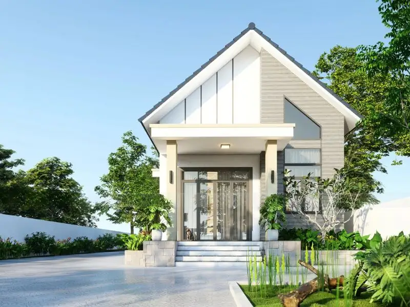 Nhà cấp 4 mái Thái 5x28m với vẻ đẹp giản đơn, tinh tế khó rời mắt Xây dựng Nhất Tín 1