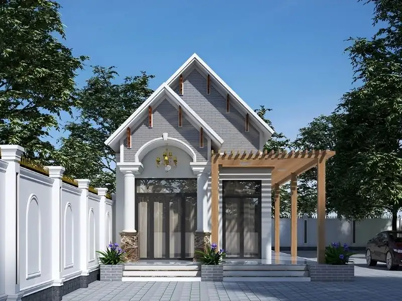 Nhà cấp 4 với thiết kế mái Thái lựa chọn hoàn hảo cho gia đình nhỏ Xây dựng Nhất Tín 1