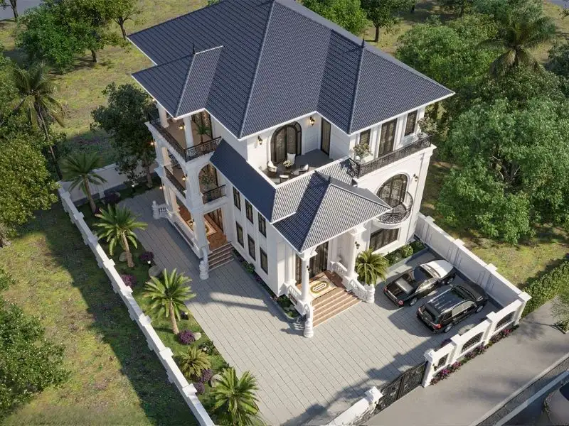 Nhà mái Nhật 3 tầng chinh phục mọi ánh nhìn Xây dựng Nhất Tín 1