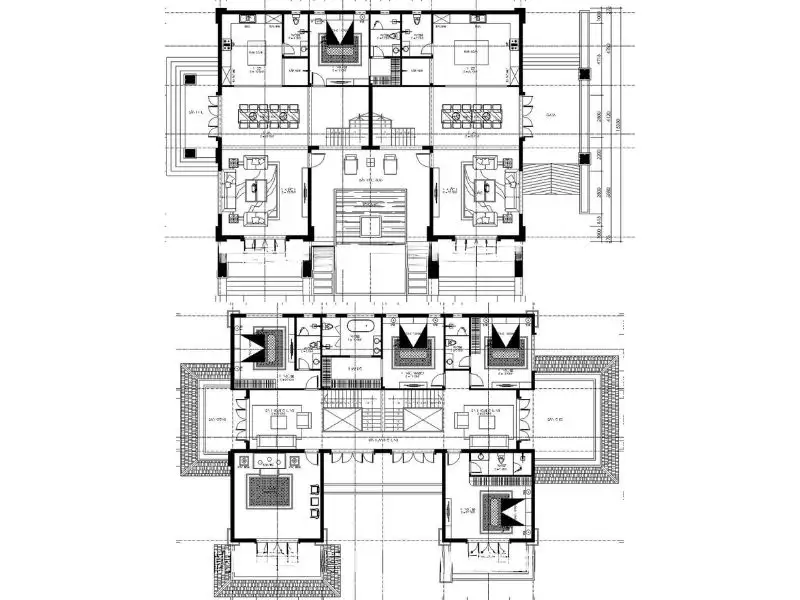 Nhà mái Nhật 6 phòng ngủ với cách bố trí phòng ốc hợp lý Xây dựng Nhất Tín 1