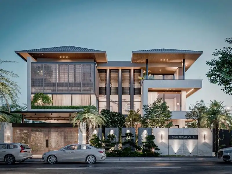 Nhà mái Nhật chữ U mở rộng tầm nhìn, kết nối mọi góc sống Xây dựng Nhất Tín 1