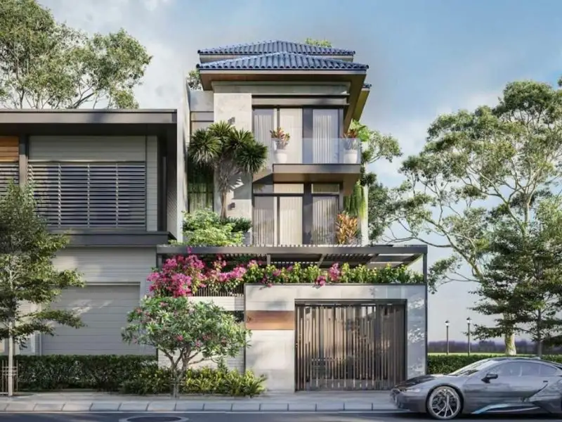 Nhà mái Nhật ngang 6m mang vẻ đẹp khó rời mắt Xây dựng Nhất Tín 1