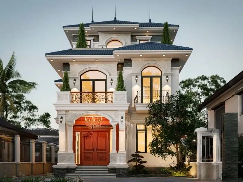 Nhà mái Nhật ngang 9m đẹp mê hoặc từng góc nhìn Xây dựng Nhất Tín 1