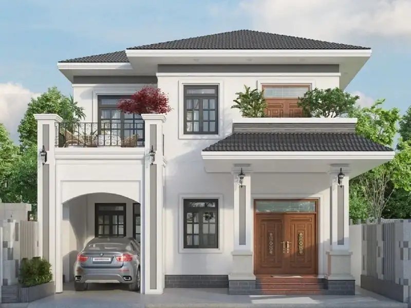 Nhà mái Nhật ngang 9m đẹp mê hoặc từng góc nhìn Xây dựng Nhất Tín 1