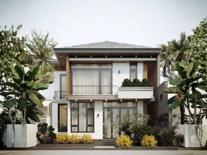 Nhà mái Nhật ngang 9m đẹp mê hoặc từng góc nhìn Xây dựng Nhất Tín 1