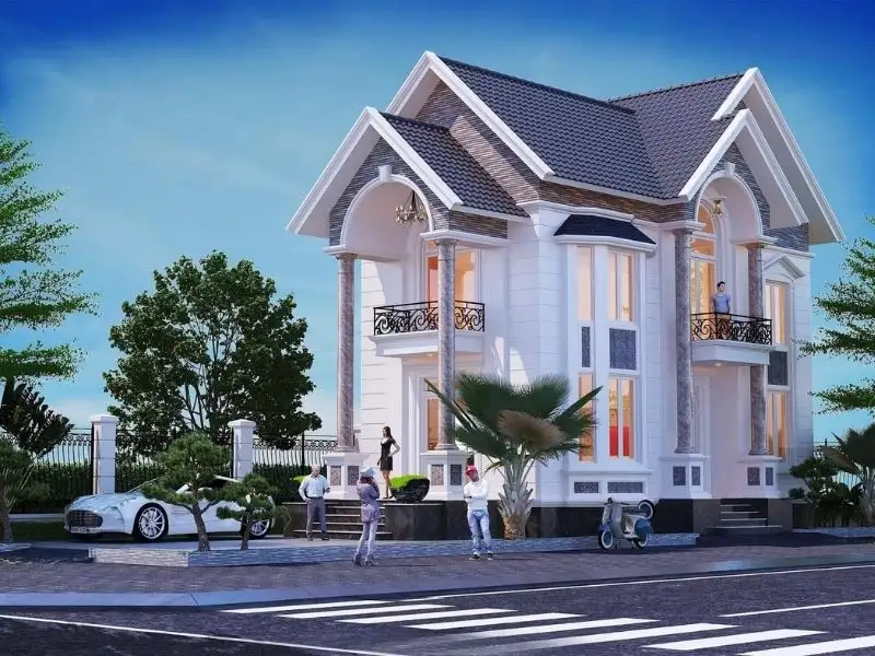 Nhà mái Thái 3 phòng ngủ không gian sống lý tưởng cho gia đình Việt Xây dựng Nhất Tín 2