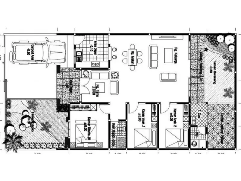 Nhà mái Thái 3 phòng ngủ không gian sống lý tưởng cho gia đình Việt Xây dựng Nhất Tín 2