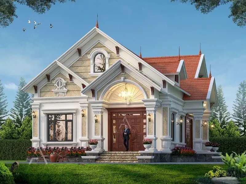 Nhà mái Thái 4 phòng ngủ giải pháp thiết kế tiện nghi cho gia đình Xây dựng Nhất Tín 1