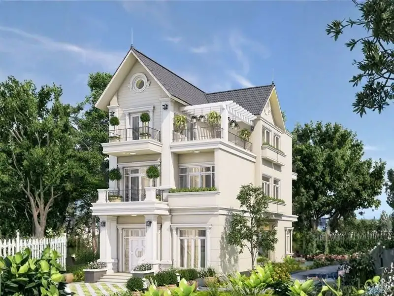 Nhà mái Thái 4 phòng ngủ giải pháp thiết kế tiện nghi cho gia đình Xây dựng Nhất Tín 1