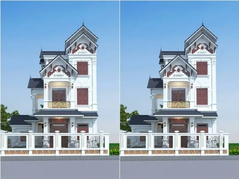 Nhà mái Thái 4 phòng ngủ giải pháp thiết kế tiện nghi cho gia đình Xây dựng Nhất Tín 1