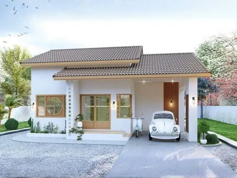 Nhà mái Thái đơn giản với nét đẹp hài hòa Xây dựng Nhất Tín 1