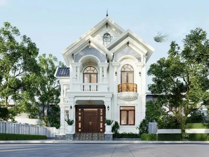 Nhà nóc Thái Tân Cổ Điển sang trọng Xây dựng Nhất Tín 1