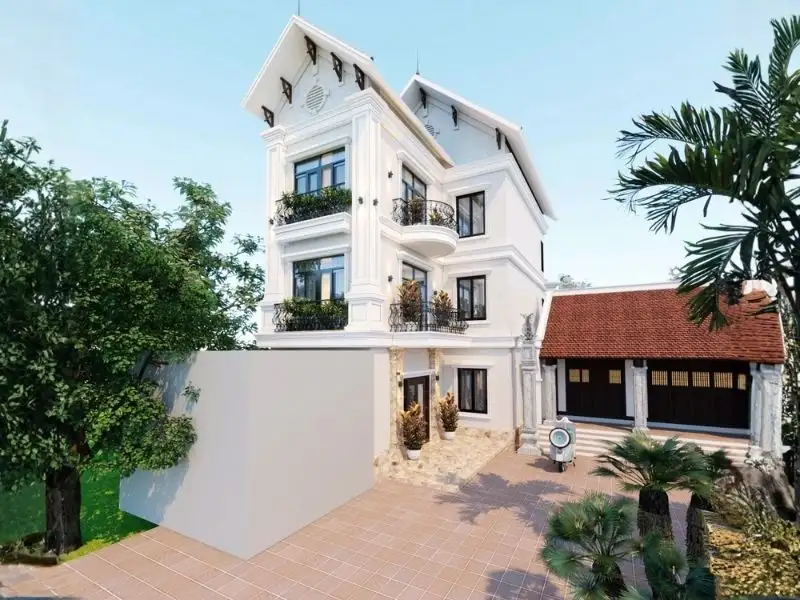 Nhà phố thiết kế mái Thái khơi nguồn cảm hứng Xây dựng Nhất Tín 1