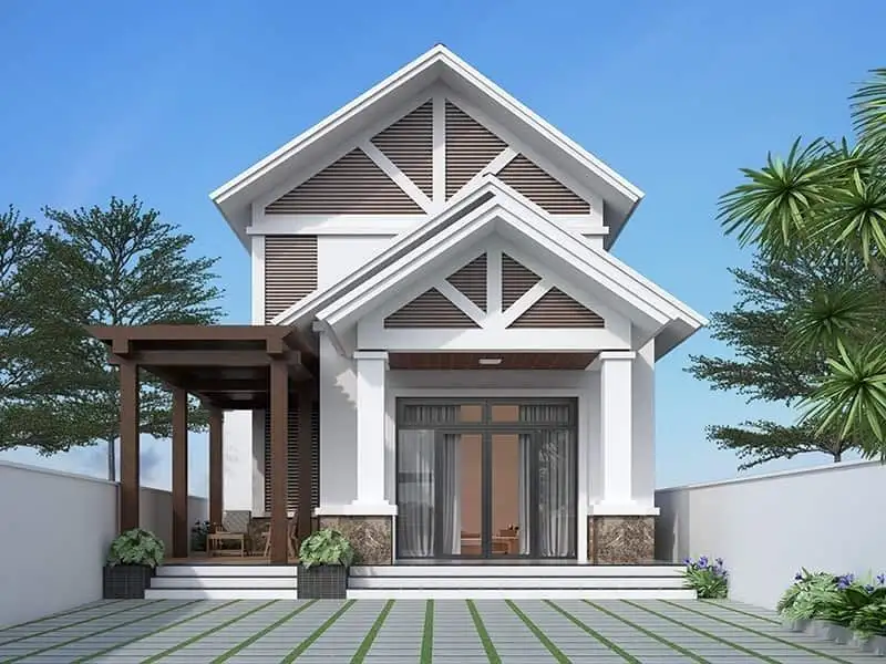 Nhà phố thiết kế mái Thái khơi nguồn cảm hứng Xây dựng Nhất Tín 1