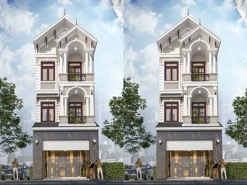 Nhà phố thiết kế mái Thái khơi nguồn cảm hứng Xây dựng Nhất Tín 1