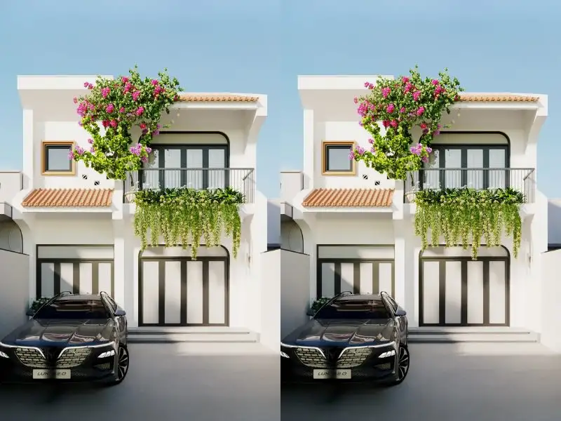 Thiết kế nhà 120m2 2 tầng (6x20m) với thiết kế mái ngói bền vững theo năm tháng Xây dựng Nhất Tín 1