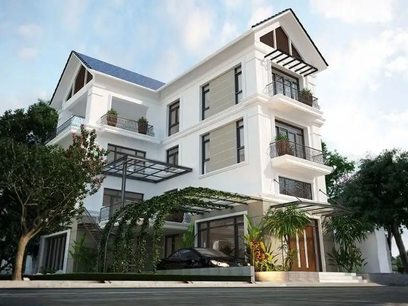 Thiết kế nhà mái Thái Hiện Đại thanh thoát Xây dựng Nhất Tín 1