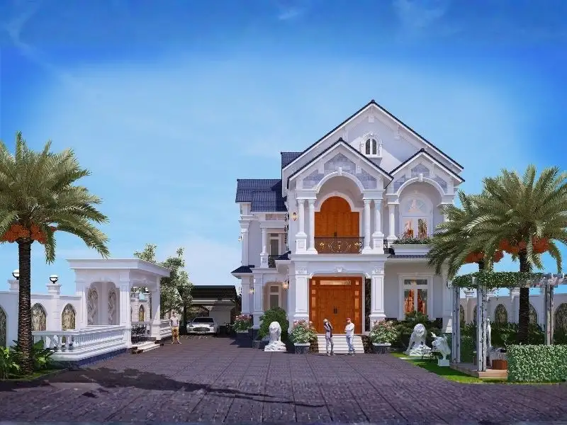 Thiết kế nhà mái Thái có gara đẹp và khoa học Xây dựng Nhất Tín 6