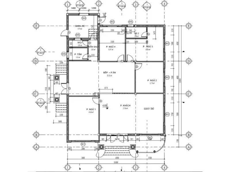 Thiết kế nhà mái Thái có gara đẹp và khoa học Xây dựng Nhất Tín 6