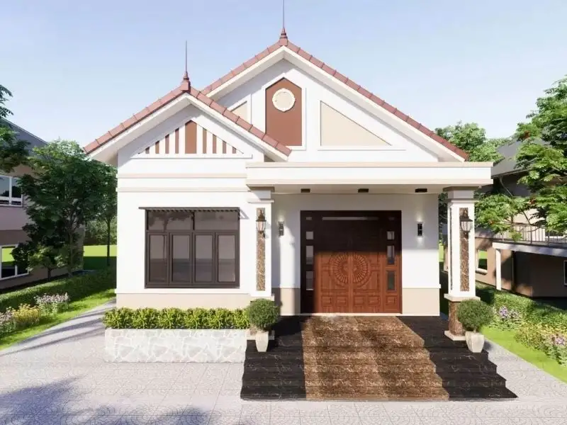 Thiết kế nhà nóc Thái ngang 6m được ưa chuộng hiện nay Xây dựng Nhất Tín 1