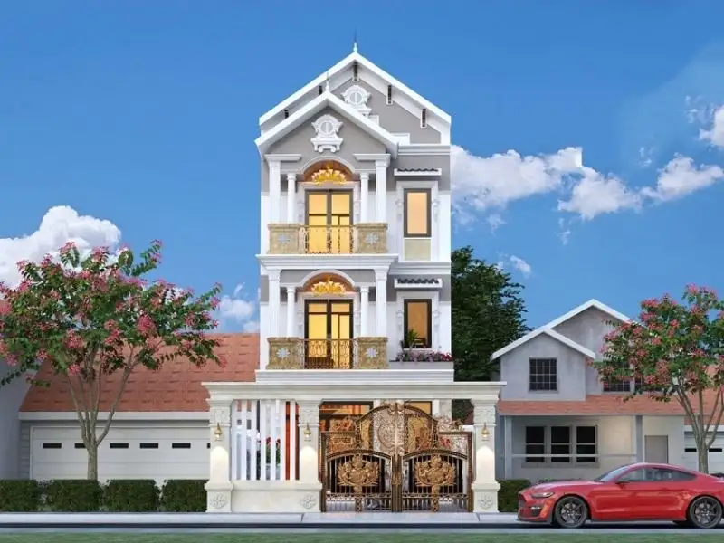 Thiết kế nhà nóc Thái ngang 6m được ưa chuộng hiện nay Xây dựng Nhất Tín 1